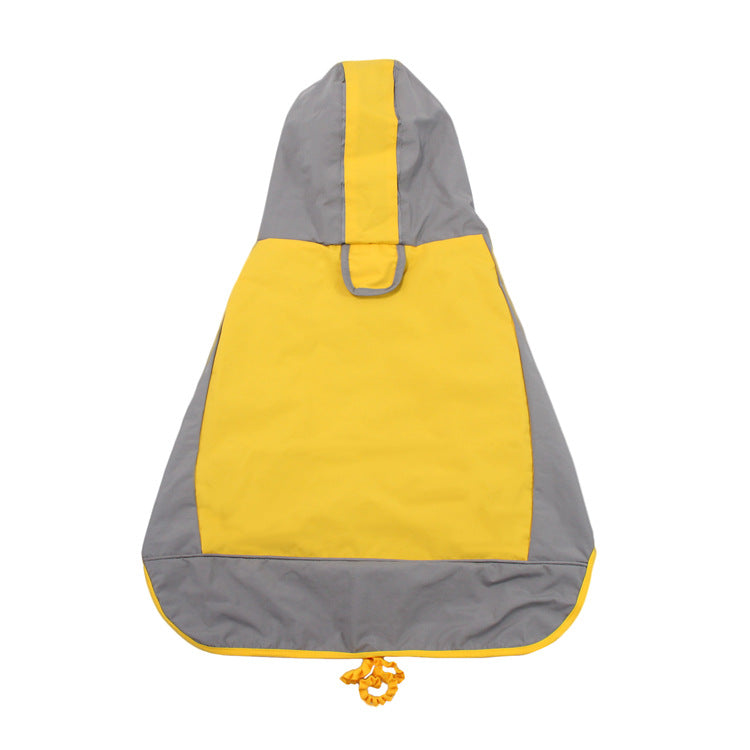 Pets color matching hawn big dog raincoat outdoor breathable dog jacket cross-border pet supplies distribution wholesale