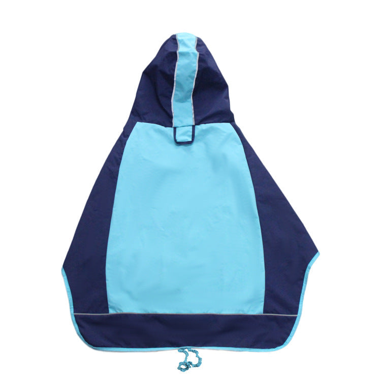 Pets color matching hawn big dog raincoat outdoor breathable dog jacket cross-border pet supplies distribution wholesale