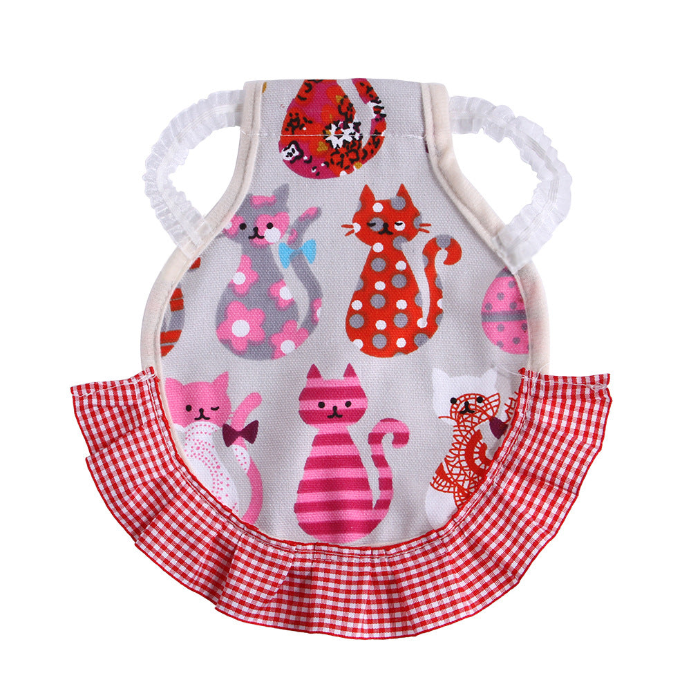 Cross-border new manufacturers direct supply chicken clothes pet vest palatable lace clothes chicken duck goose back